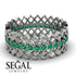 Crown Emerald Band - Hadley No. 6